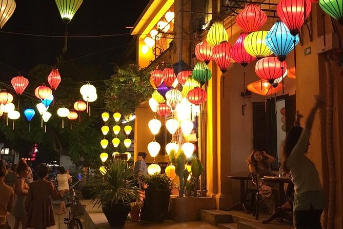 DaNang City & Coconut Jungle-Basket Boat-Hoi An city-Night Market - Sampan cruise at early night, seeing Hoi An from the water