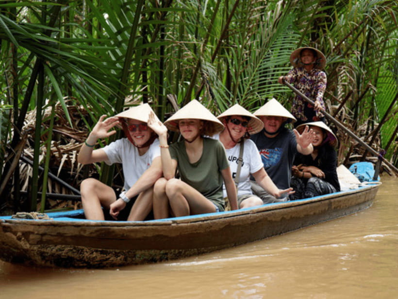 From Ho Chi Minh: My Tho Ben Tre Mekong with Lunch - Sampan Canals Through Coconut Trees, Plus Walking Time