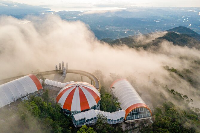 Golden Bridge and Ba Na Hills Day Tour in Hoi An with Lunch - Linh Ung Pagoda and the 27m Buddha: A Calm Break from Theme-Park Energy