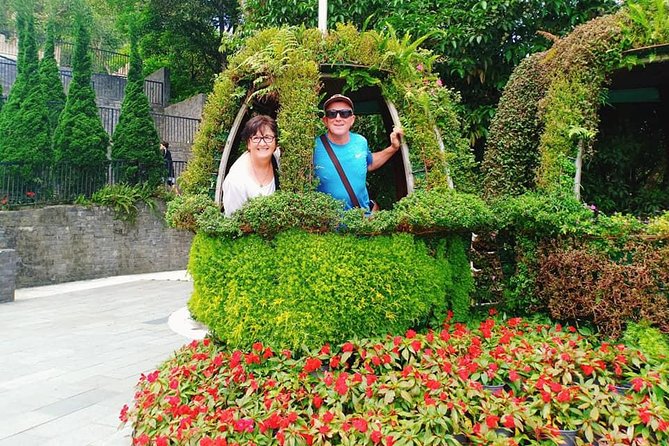 GOLDEN BRIDGE & BA NA HILL via CABLE CAR from DA NANG or HOI AN (Private Tour) - Sun World Ba Na Hills: gardens, pine forest, and the French resort layer