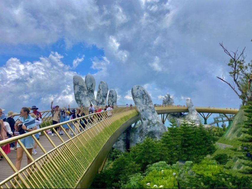 Golden Bridge- BaNa Hills & Marble Mountain By Private Car - Second cable car to the French Village and gardens