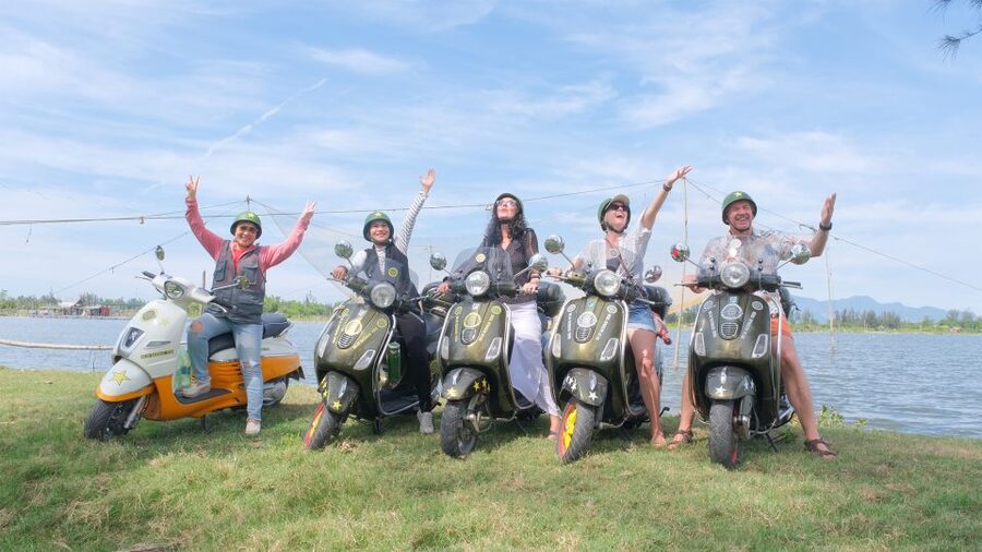 Half Day Exploring Hoi An Countryside in a Vespa - Tra Nhieu, Duy Vinh: Whale Temple Legends and Fishing Traditions