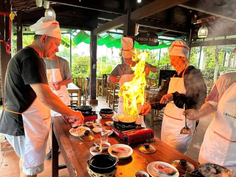 Hoi An: Cam Thanh Cooking Class & My Son Sanctuary Day Tour - Cam Thanh village transfer, countryside views, and coconut jungle vibes
