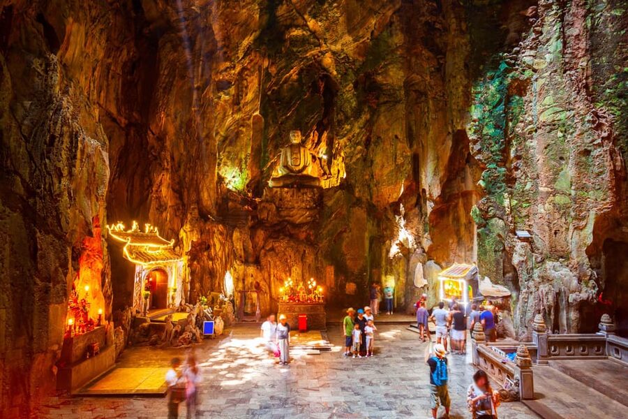 Hoi An: Lady Buddha, Marble Mountains, Coconut & Hoi An Tour - Hoai River Boat Ride and Flower Lantern Release