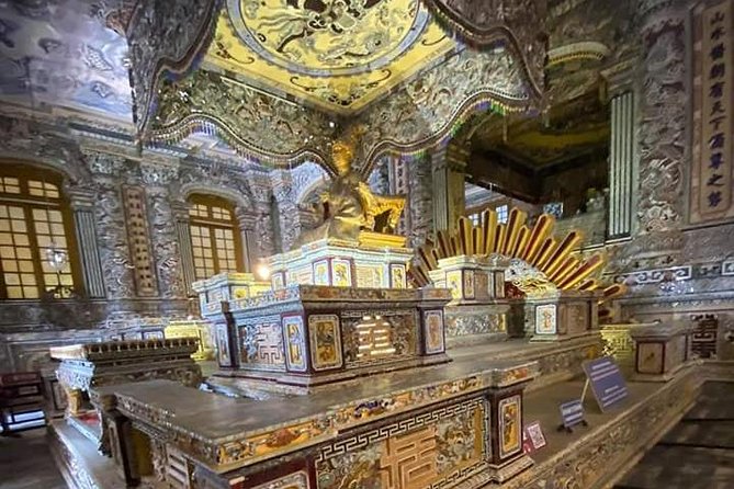 Hue City Tour via Hai Van Pass - Private Guided Tour - Khai Dinh Royal Tomb: the architectural blend you came for