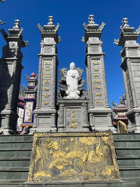 Hue: Transfer To Hoi An via Marble Moutain& An Bang Cemetery - Lap An Lagoon and Lang Co Beach: two water moods