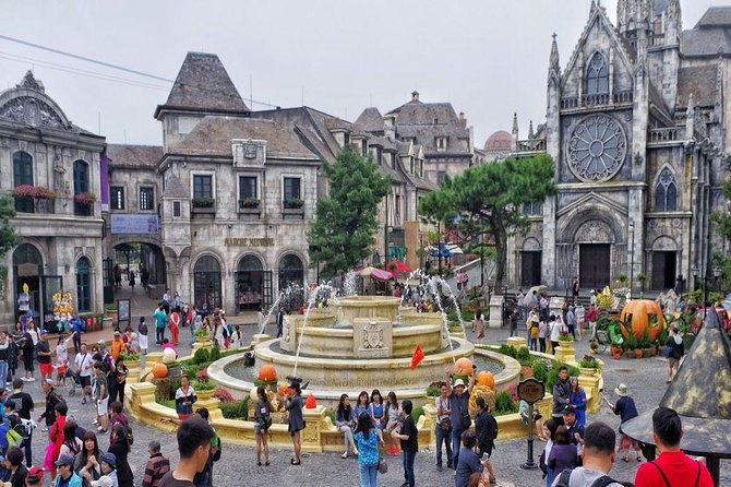 Marble Mountain - Golden Bridge - Ba Na Hills Full Day Private Tour - The Afternoon Loop: Fantasy Park, French Village, and Le Jardin Wines Tunnel