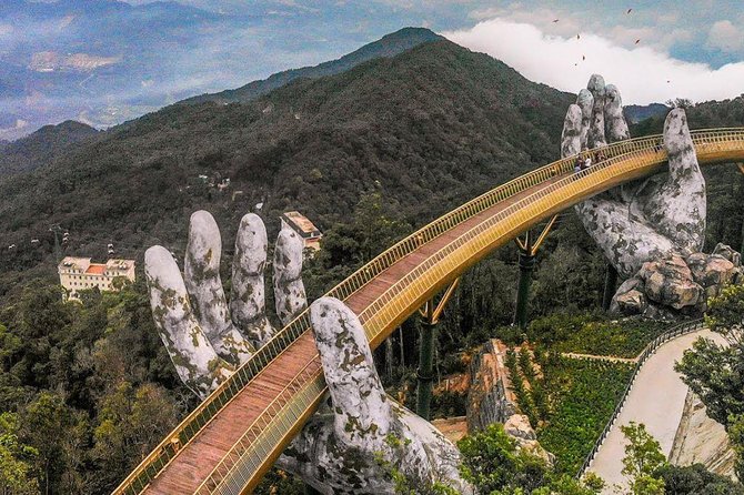Marble Mountain - Golden Bridge - Ba Na Hills Full Day Private Tour - Beer Plaza Buffet Lunch: Refuel Without Losing the Day