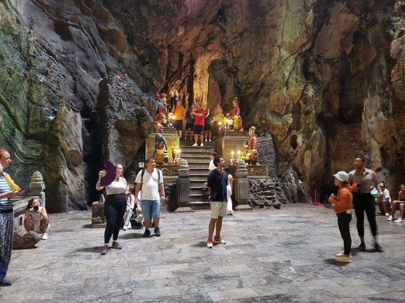 Marble Moutains, Monkey Islands, and Hell Cave Luxury Tour - Getting from Hoi An or Da Nang, with the driving handled