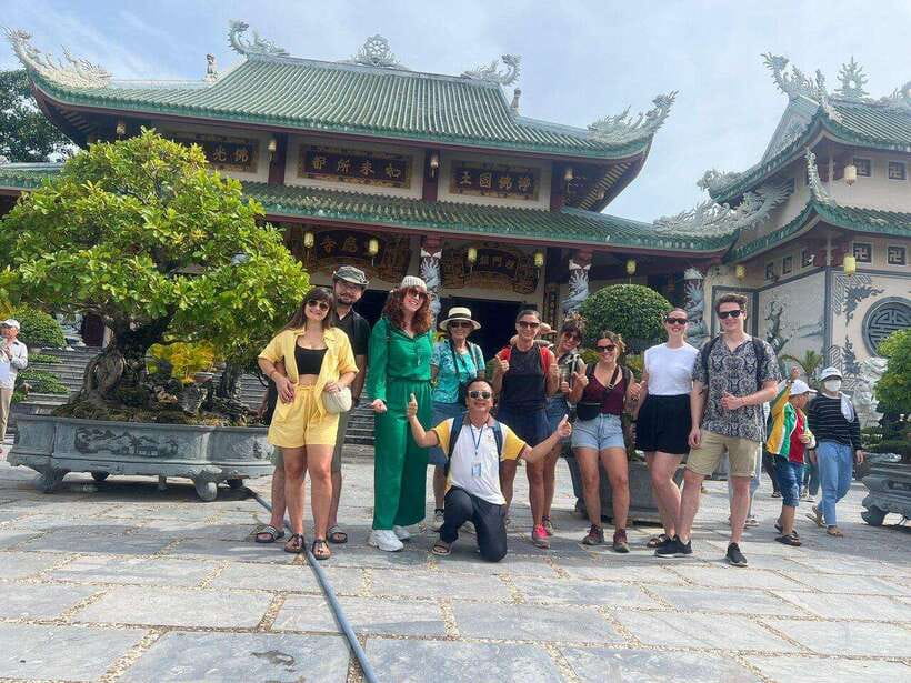 Marble Moutains, Monkey Islands, and Hell Cave Luxury Tour - Monkey Mountain: Lady Buddha, the bonsai garden, and that hilltop calm