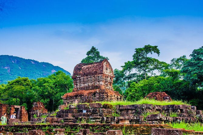 My Son Sanctuary Sunset - small group tour - The best part after the temples: the Viet and Cham art show