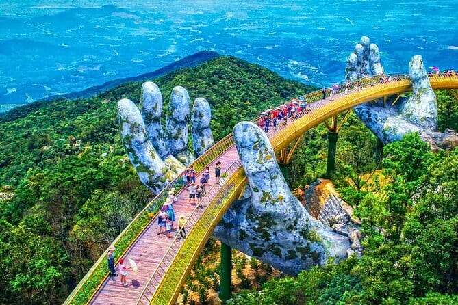 Private Car from Hoi An to Golden Bridge and Back - Golden Hands Bridge and Love Flower Garden