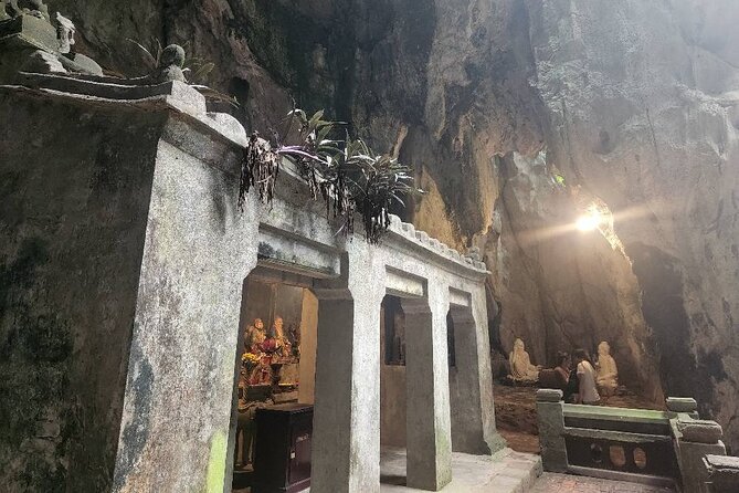 PRIVATE GuidedTOUR to Marble Mountain-Am Phu Cave-Monkey Mountain - Price and what you really get for about $60.54 per person