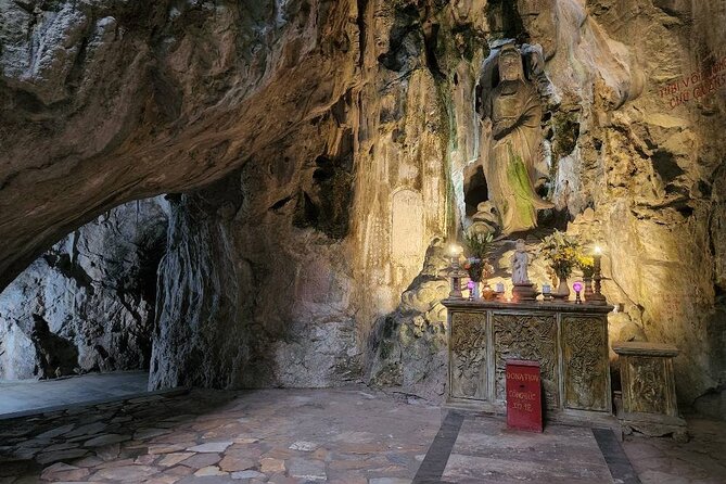 PRIVATE GuidedTOUR to Marble Mountain-Am Phu Cave-Monkey Mountain - What to wear and bring for caves, pagodas, and garden walks